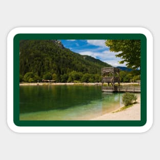 Jasna Lake in Slovenia Sticker